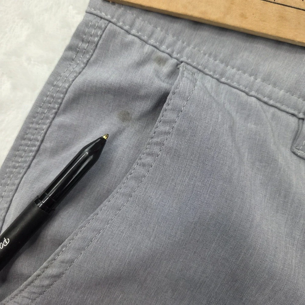 Quiksilver Hybrid Shorts Mens‎ 34 Gray Heathered Amphibian Walk Shorts Good